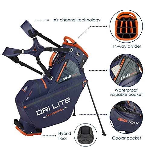 Big Max Dri Lite Hybrid Tour Stand Bag - Water-Repellent
