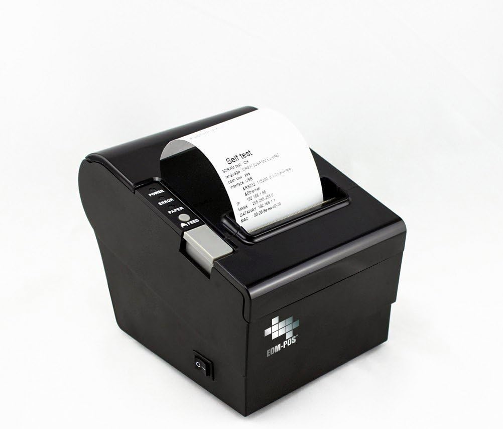 EOM-POS Heavy Duty Cash Register Drawer + Thermal Receipt Printer NOT for Square