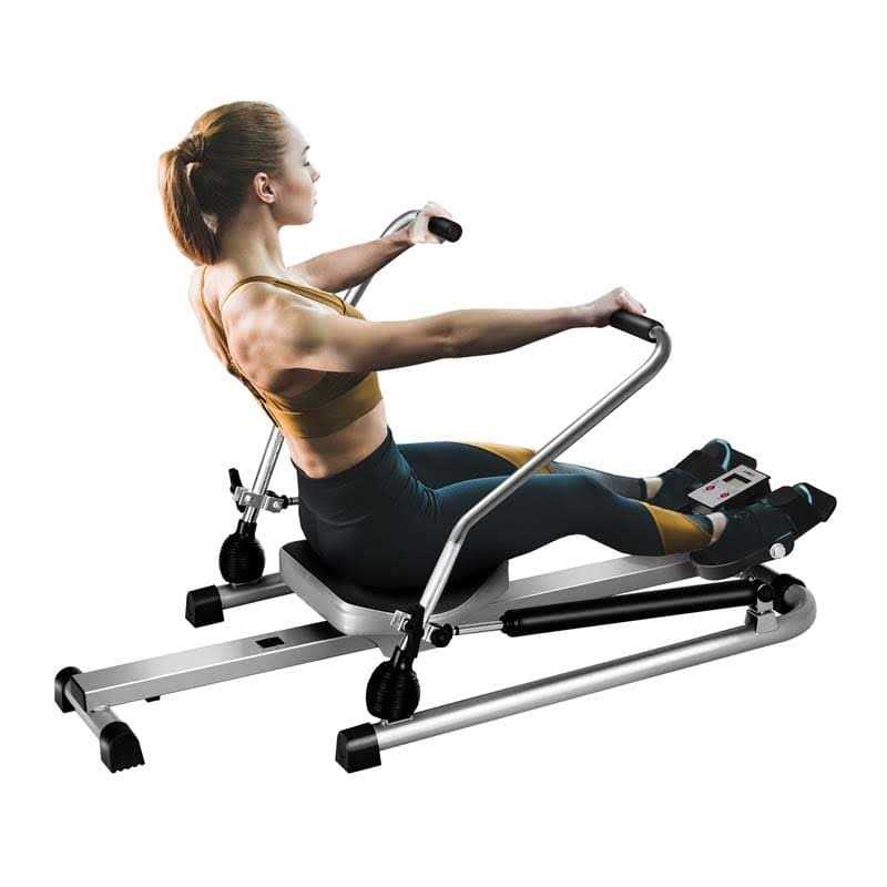 Adjustable Double Hydraulic Exercise Resistance Rowing Machine - Sports Supplies Online Store