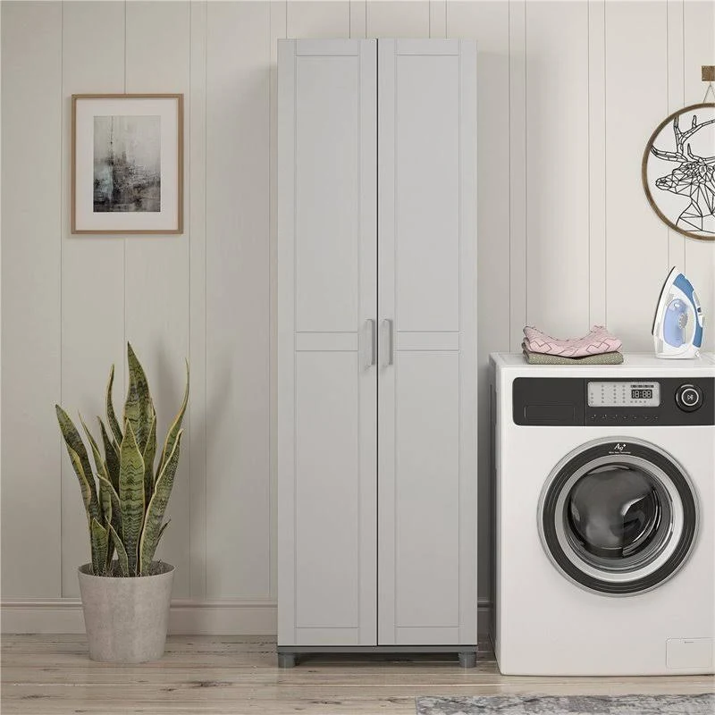 SystemBuild Callahan 24x22 Utility Storage Cabinet, Gray