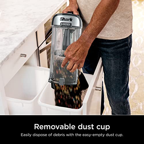 Shark Upright Vacuum, Stratos with DuoClean PowerFins, HairPro, Powered Lift-Away, Self-Cleaning Brushroll, & Odor Neutralizer Technology, Navy