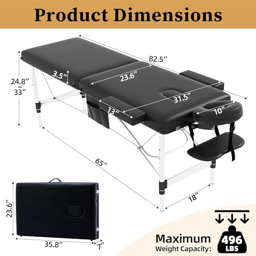 civama Massage Table Massage Bed Portable