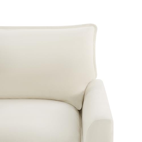 CHITA 113" Oversized Cloud Sectional Couch, Modern Modular Sectional Sofa Set for Living Room, 4 Seater L Shaped Couch, Cream