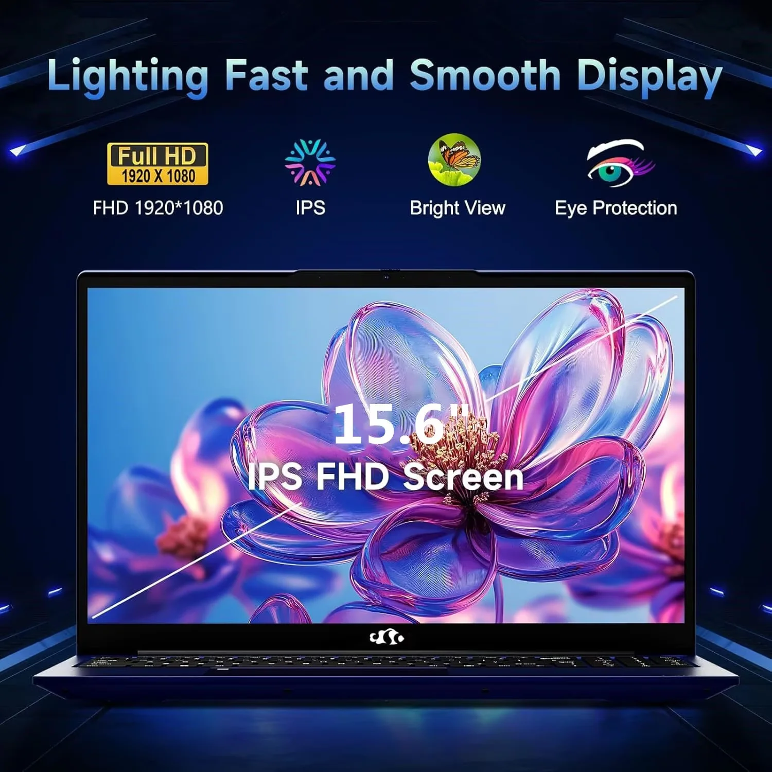 15.6" IPS FHD Gaming Laptop, 8 Cores AMD Ryzen 7 6800H (Beat i7-12700H