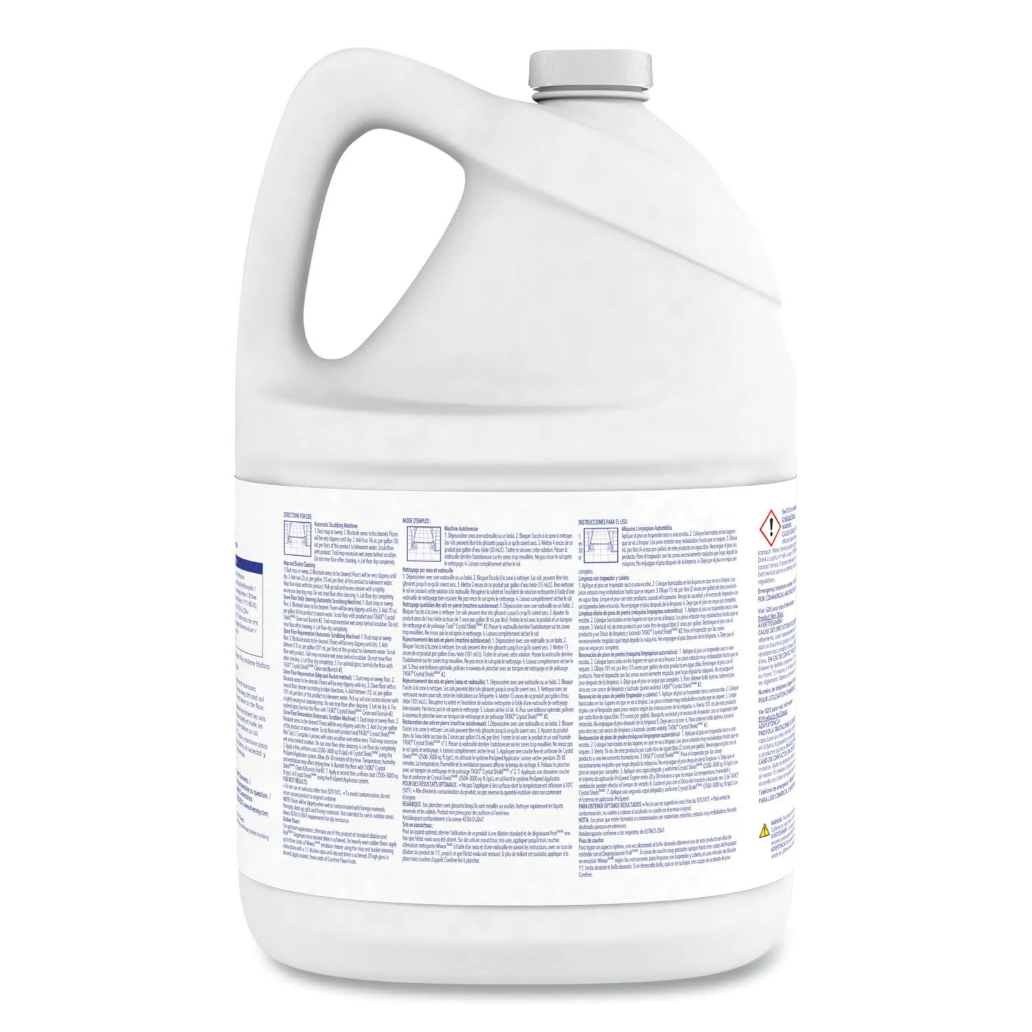 Diversey Wiwax Cleaning u0026 Maintenance Emulsion, Liquid, 1 Gal Bottle, 4/Carton