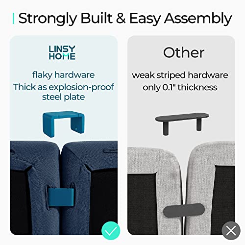LINSY HOME Modular Sectional Sofa, Convertible U Shaped Sofa Couch with Storage, Memory Foam, Modular Sectionals with Ottomans