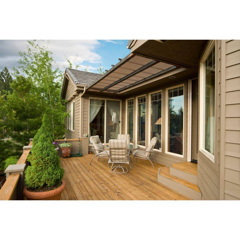 Easy Gardener 6 ft. x 50 ft. Sun Screen Fabric Shade Canopy in Harvest Wheat , H