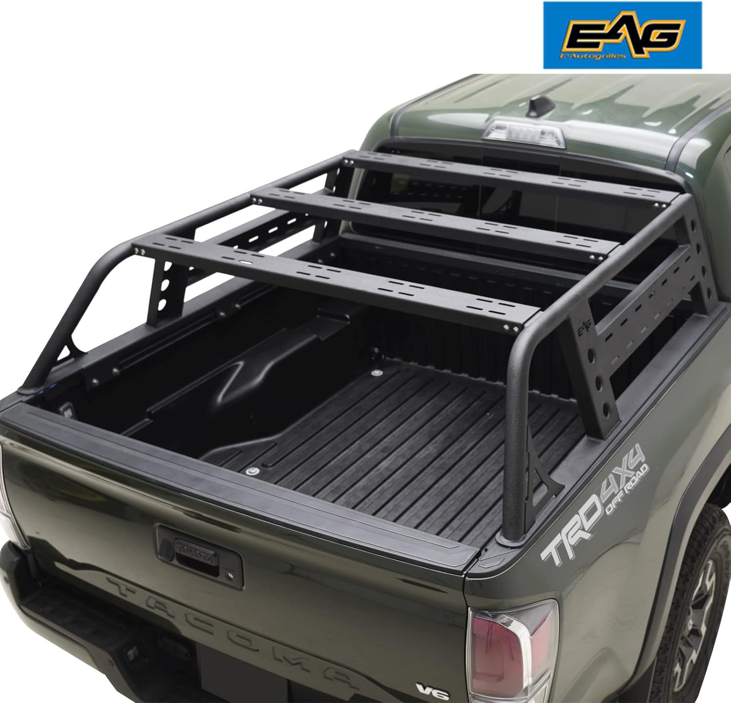 EAG Bed Rack Tacoma Cargo Carrier Cargo Rack System Compatible with Tacoma 16-21 Pickup Truck