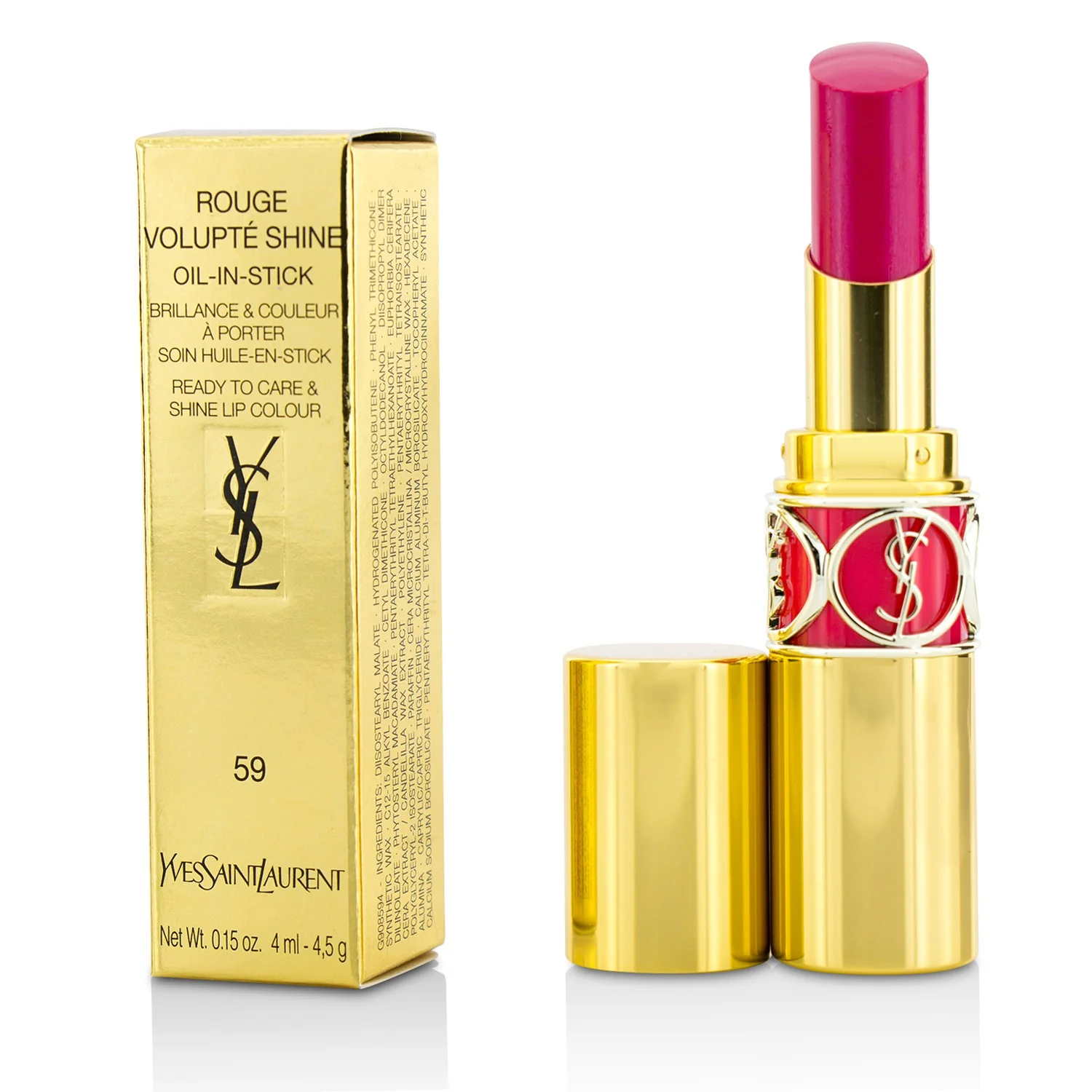 Yves Saint Laurent Rouge Volupte Shine - # 129 Carmine Retro 3.2g/0.11oz