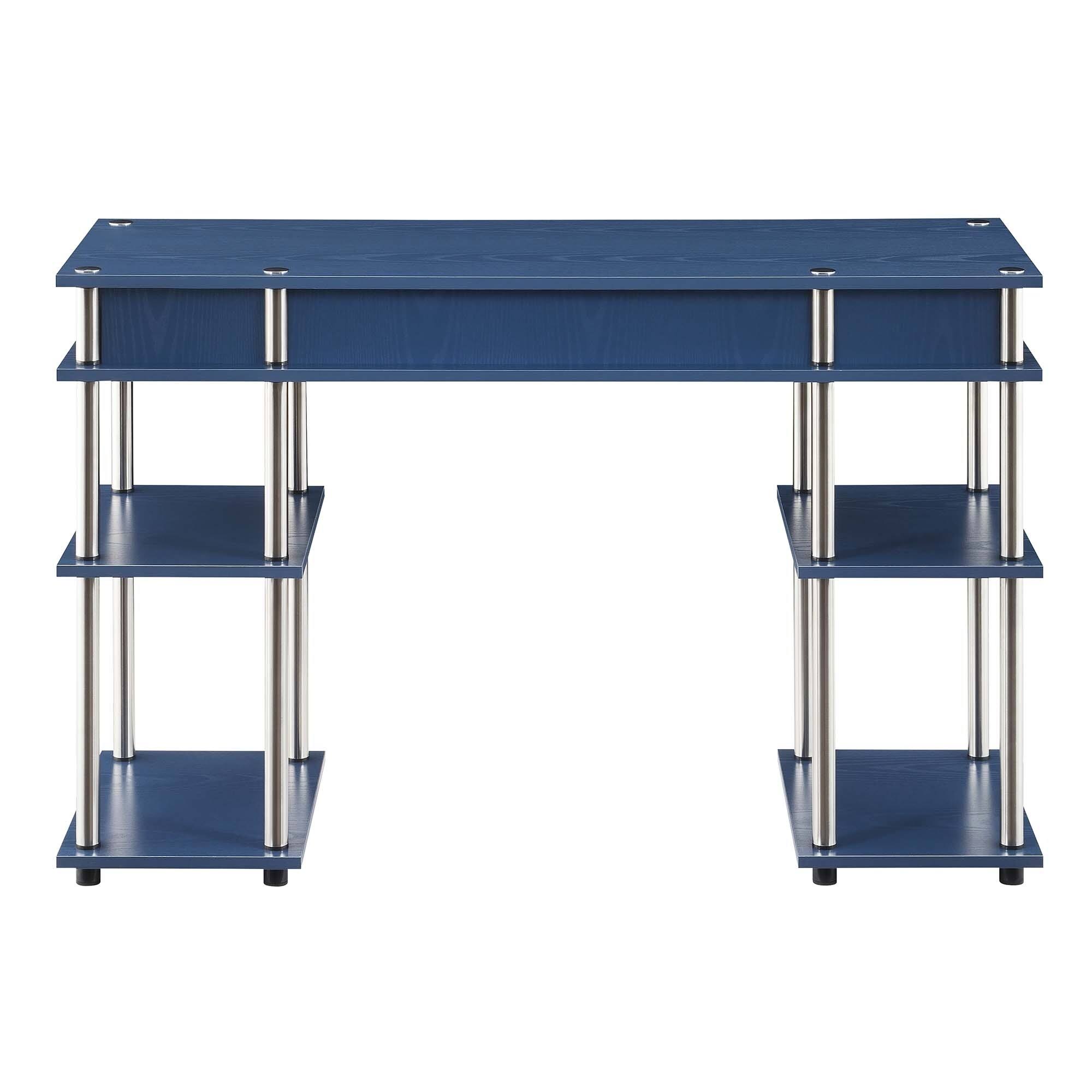Porch u0026 den Japonica No Tools Student Desk - Ice White