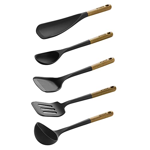 Staub Silicone Cooking Utensils, 11, Black
