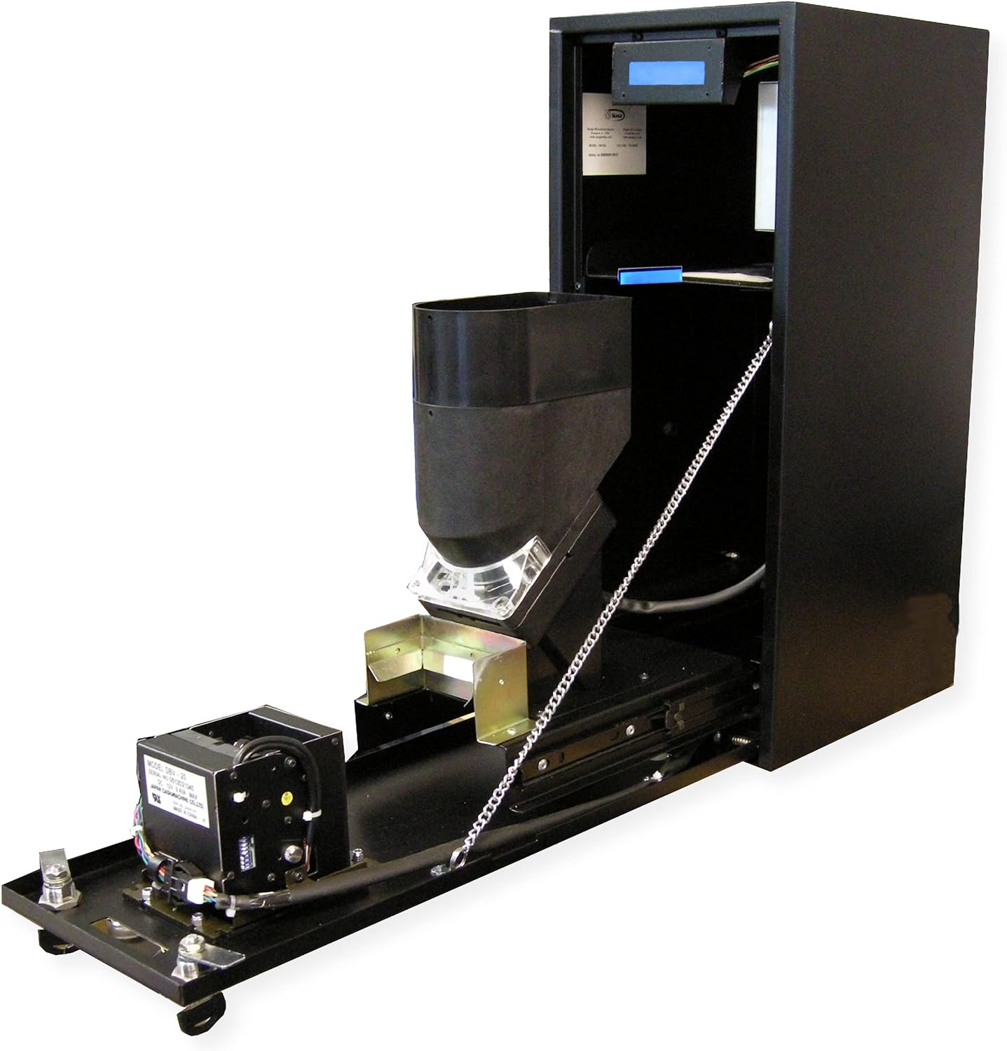 CM1250 Dollar Bill Change Machine, Large Coin Hopper 1000 Count Coin Capacity (Quarters), Capable of Dispensing Tokens 0.984 to 0.955 Inches