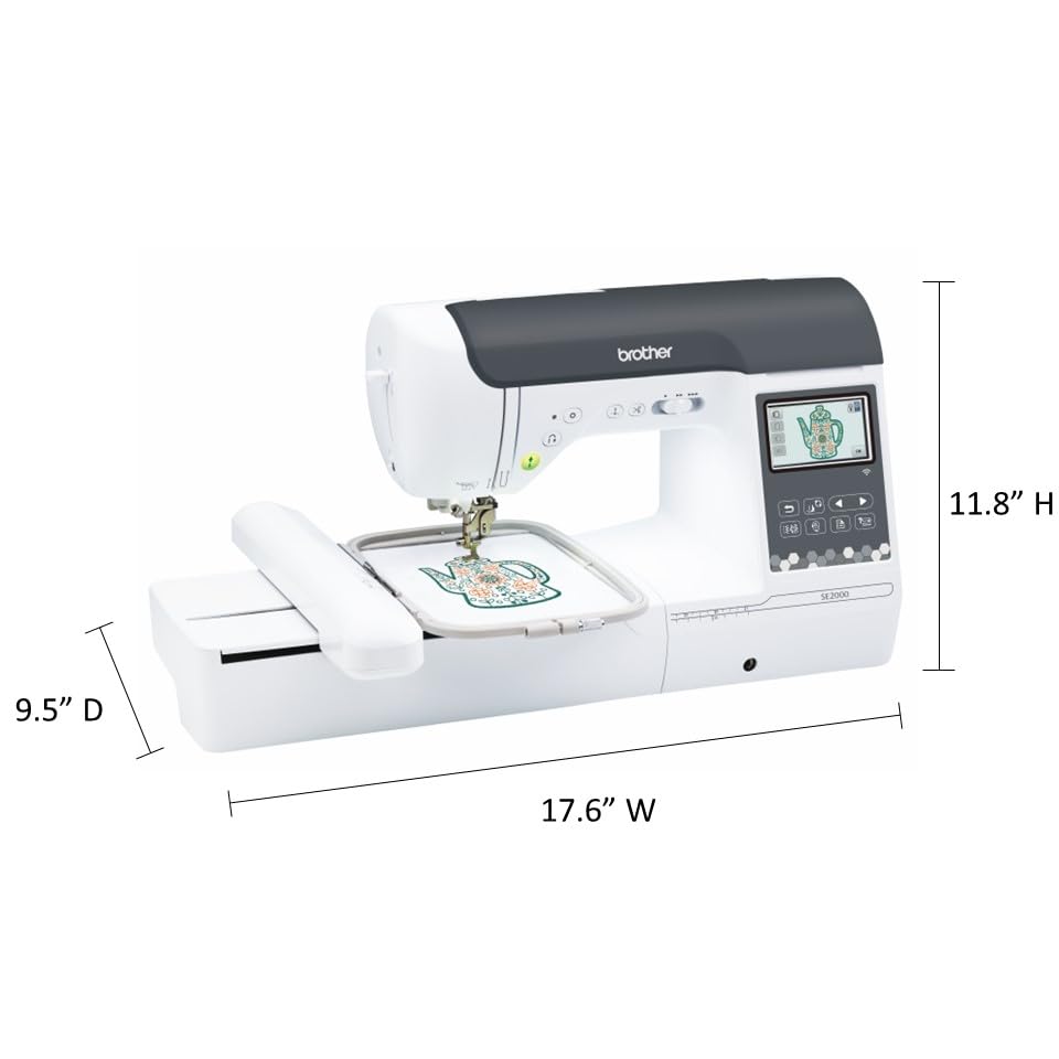 Brother SE2000 Computerized Sewing and Embroidery Machine
