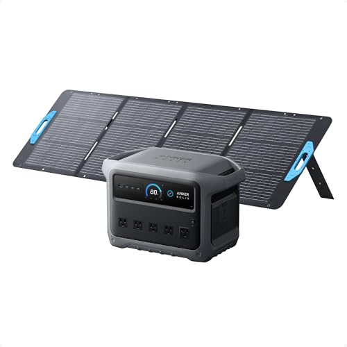 Anker SOLIX C1000 Gen 2 Portable Power Station, 2,000W (Peak 3,000W) Solar Generator, Full Charge in 49 Min, 1,024Wh LiFePO4 Battery for Home Backup