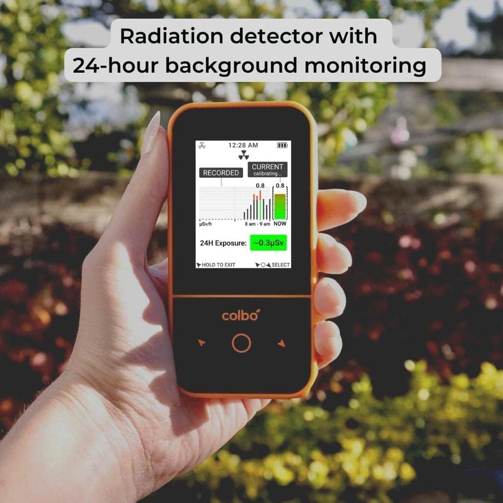 Colbo SafeCheck: 4-in-1 Digital EMF Meter, Radiation Detector, TDS Water Tester, and Nitrate Tester. Food and Water Quality Measuring