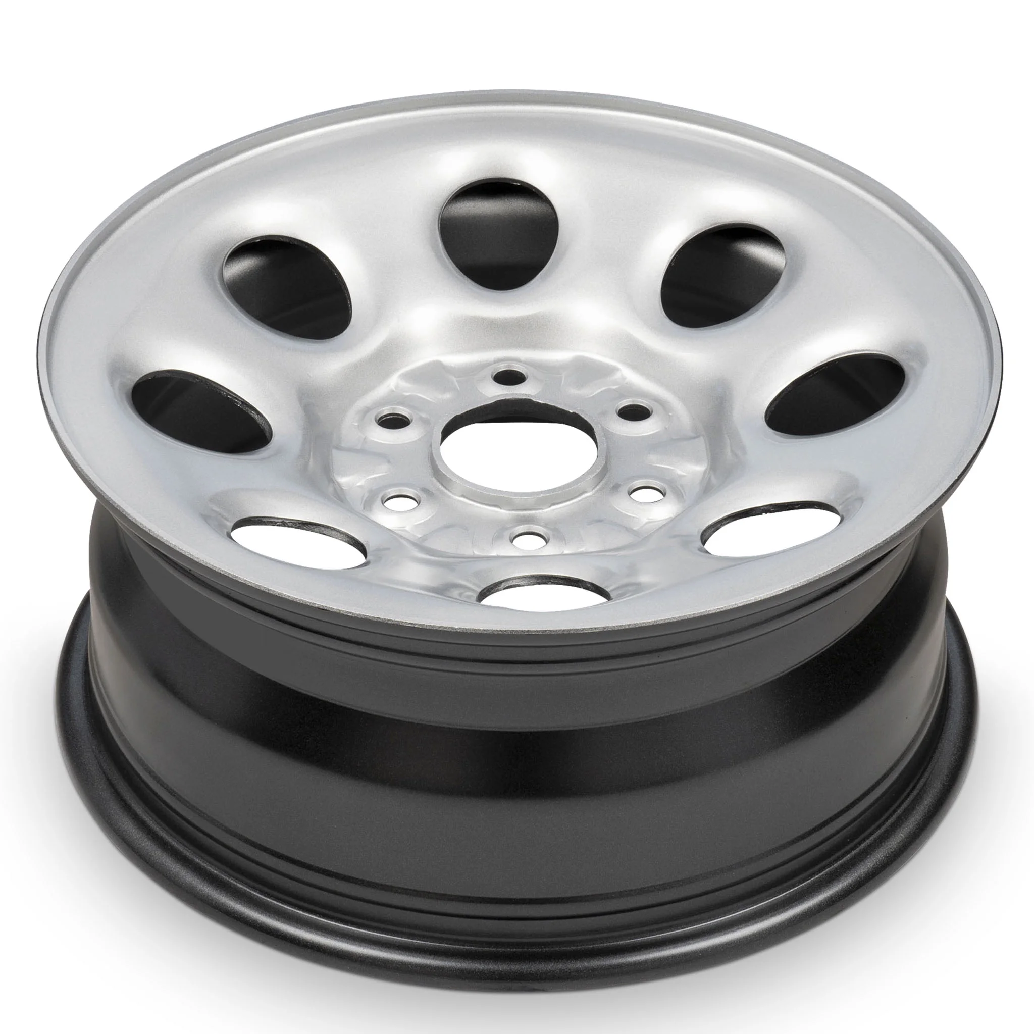 For 2005-2013 GMC Sierra 1500 17 Inch Painted Silver Rim - OE Direct Replacement - Road Ready Car Wheel