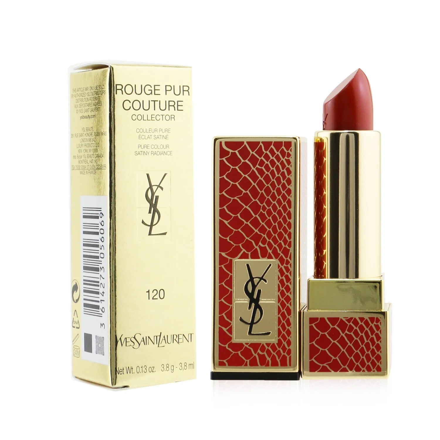 Yves Saint Laurent Rouge Pur Couture (Wild Edition) - # 119 Light Me Red  3.8g/0.13oz