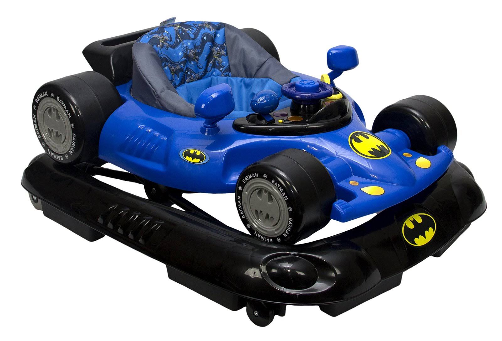 KidsEmbrace Batman Baby Activity Walker DC Comics Car Music and Lights Blue