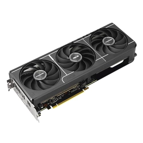 ASUS Prime Radeon™ RX 9070 XT OC Edition Graphics Card (PCIe 5.0, HDMI/DP 2.1, 2.5-Slot Design, axial-tech Fans, Dual Ball Fan Bearings, Dual BIOS