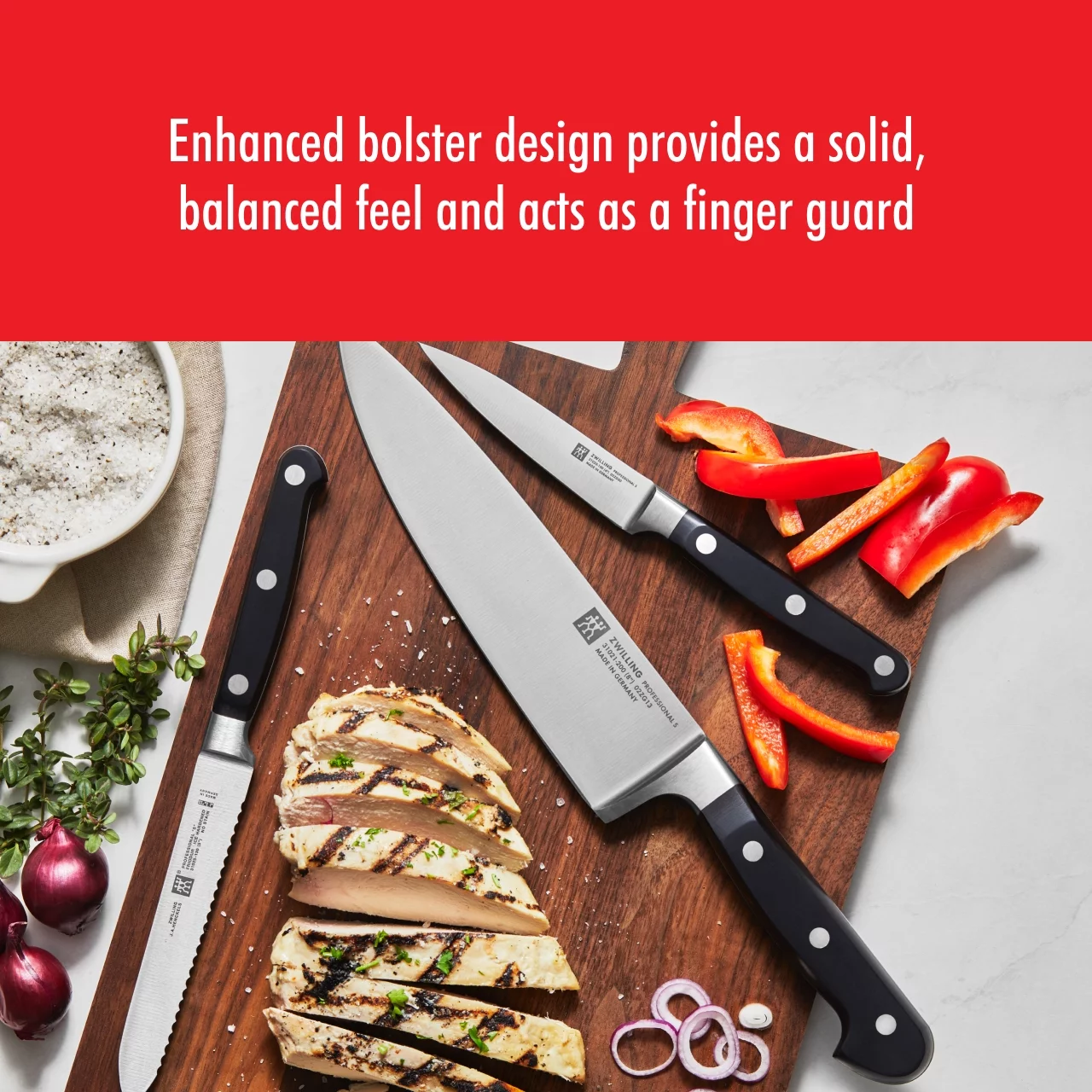 ZWILLING J.A. Henckels Professional "S" 16-pc Knife Set With 17.5" Stainless Magnetic Knife Bar