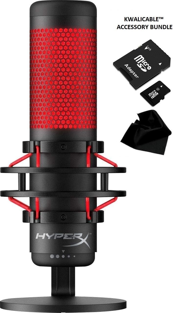 Newest HyperX - QuadCast USB Multi-Pattern Electret Condenser Microphone | 2020 Edition | for PS4
