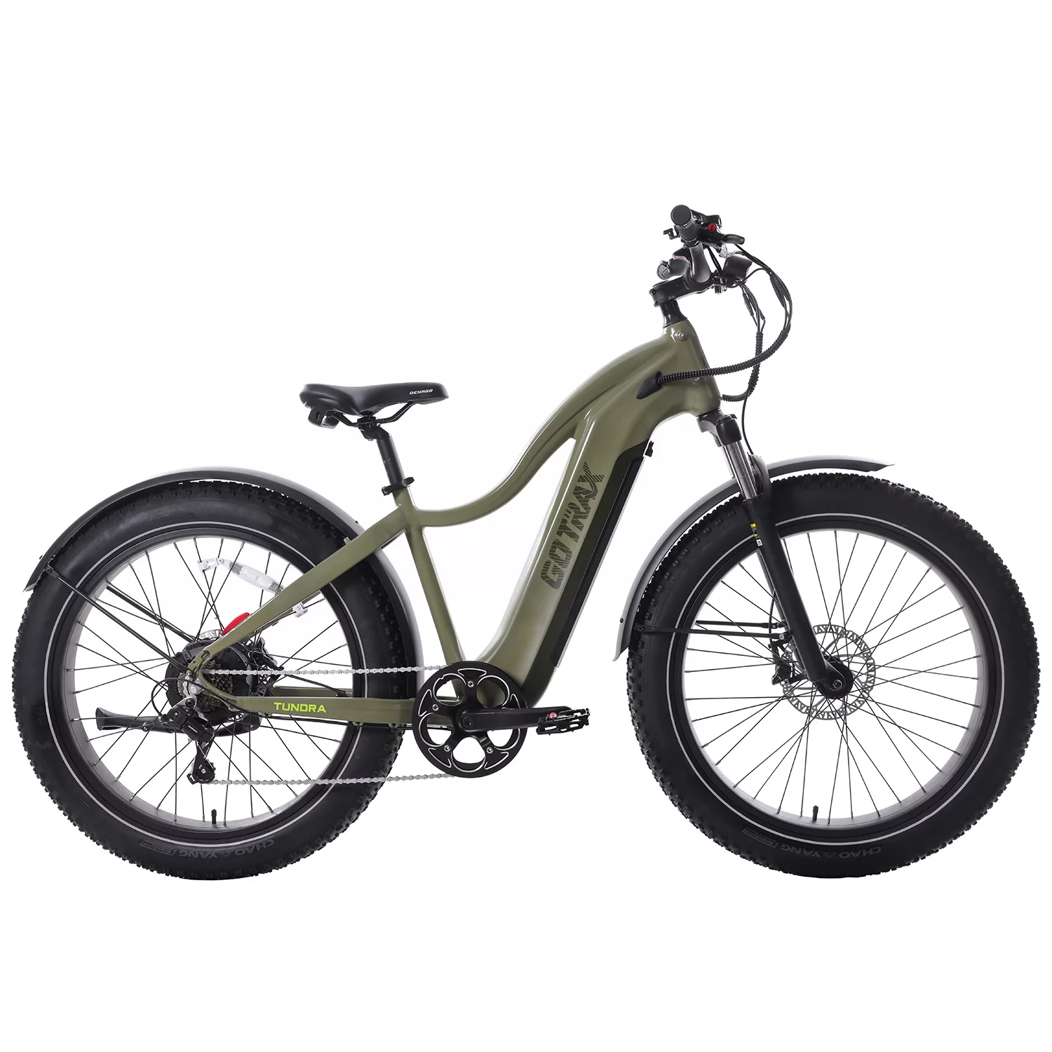 GOTRAX Tundra Electric Bike for Adults, 750W 48V 26 x 4 Fat Tire Adult Dirt Electric Bicycle, 20MPH All Terrain Electric Mountain Bike, Step over
