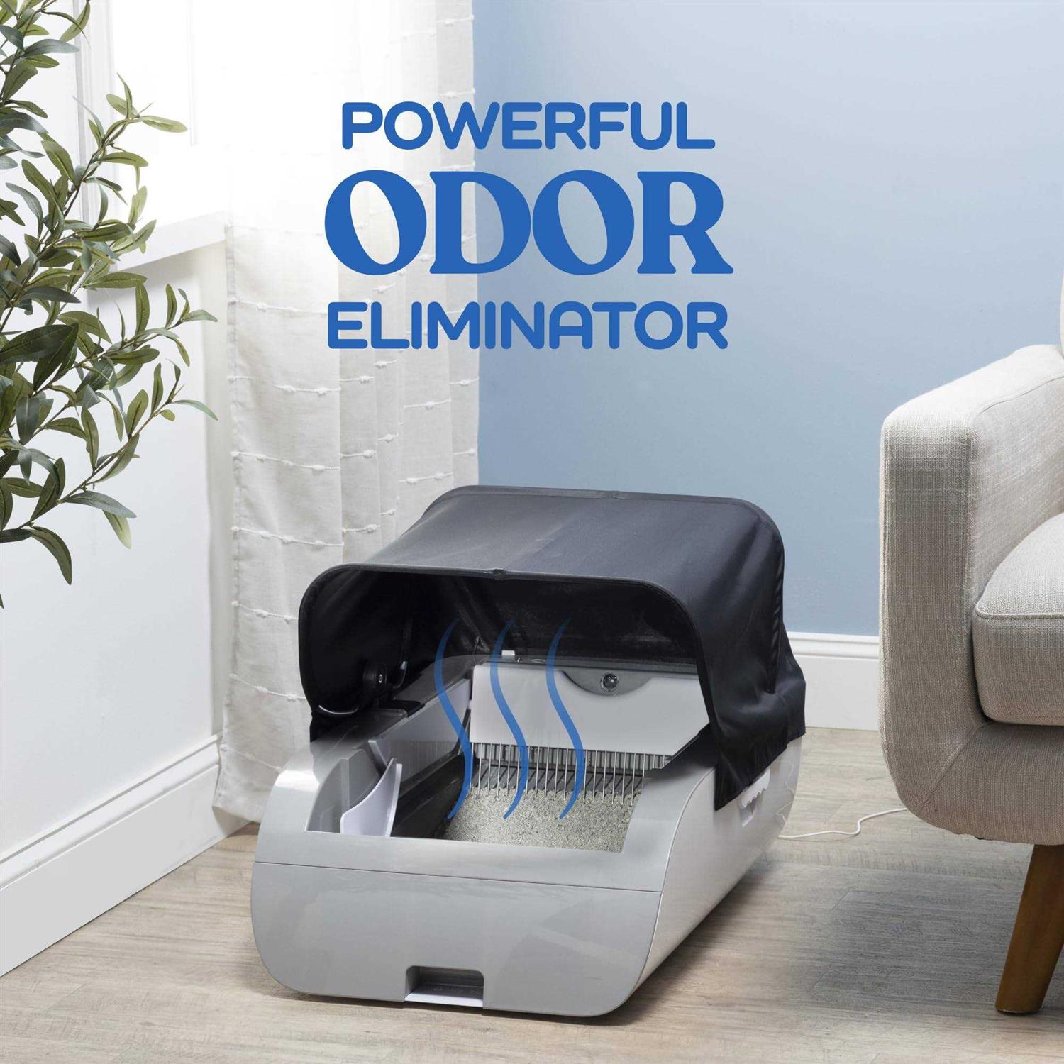 Smart Automatic Cat Litter Box Self Cleaning Cat Litter Box with Built in Odor Eliminator -Works with Clumping Cat Litter - Pet Supplies online store