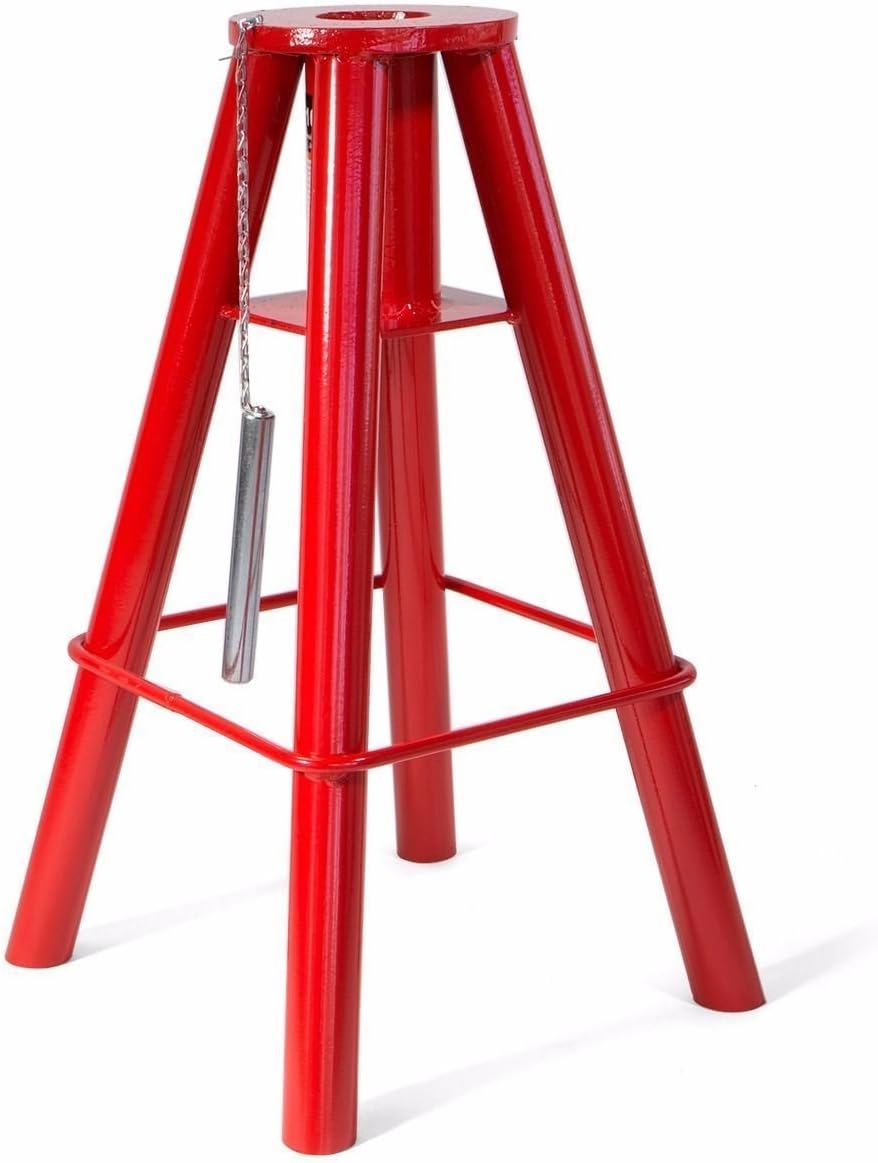 Stark Set of 2PCS 10-Ton High Jack Stand Pin Type Stand 10-Ton (20,000 lb) Capacity 18-1/2" to 30" Adjustable Height