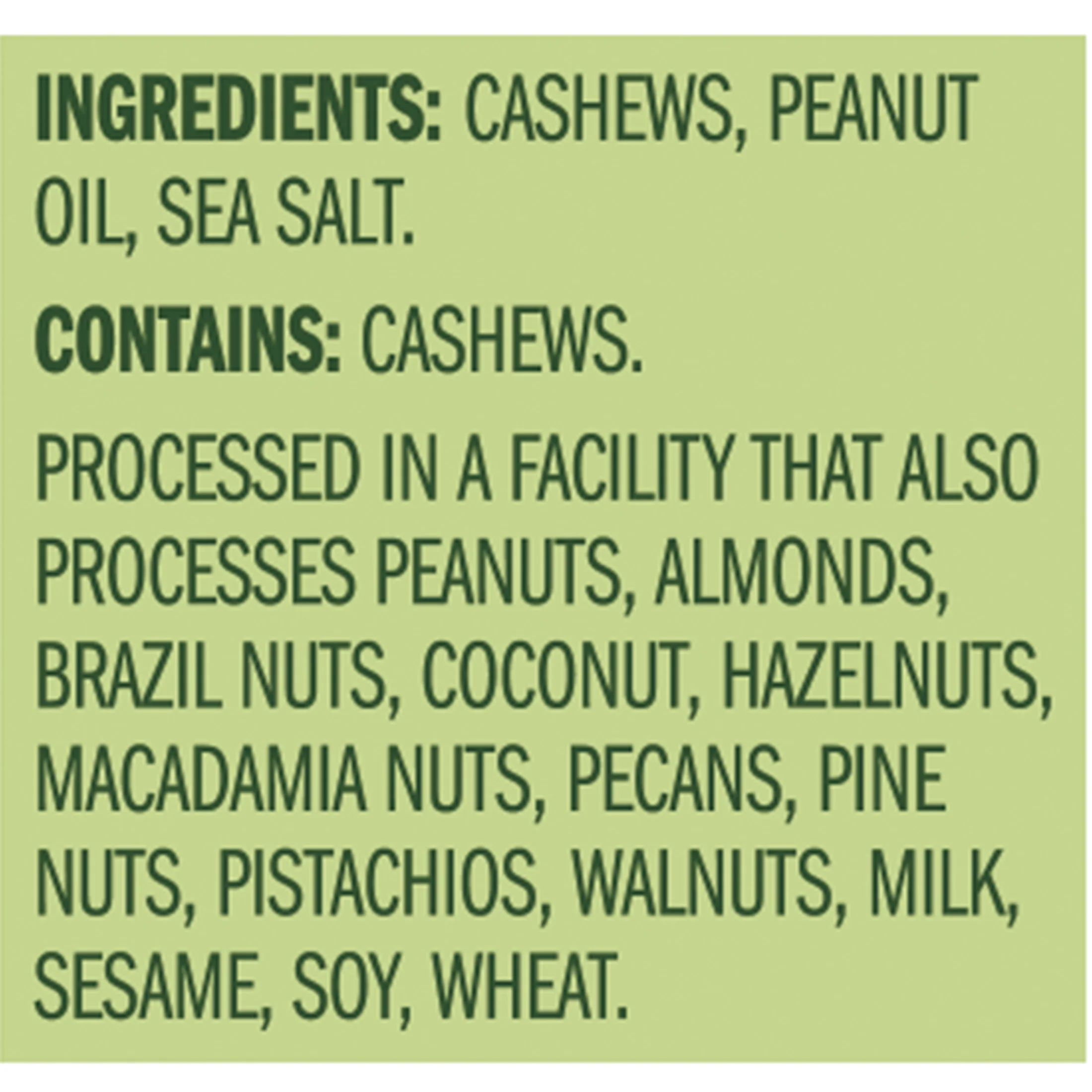Emerald Nuts, Whole Cashews Roasted & Salted, 8 CT Box, 20 oz (Pack of 6)