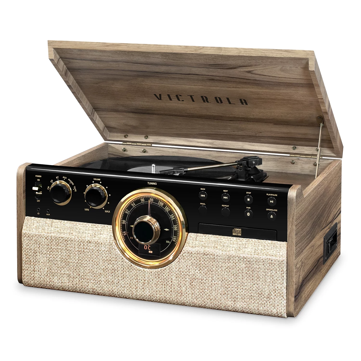 Victrola Empire Mid-Century Modern Bluetooth Record Player