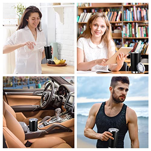 Sieral 36 Packs Stainless Steel Tumbler Bulk with Lid Vacuum Double Wall Insulated Travel Coffee Mug Powder Coated Tumbler Cup for Graduation Wedding