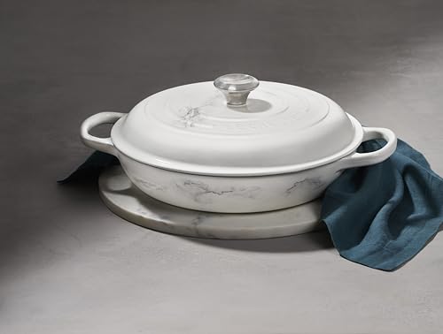 Le Creuset Enameled Cast Iron Signature Braiser, 3.5 qt., Marseille