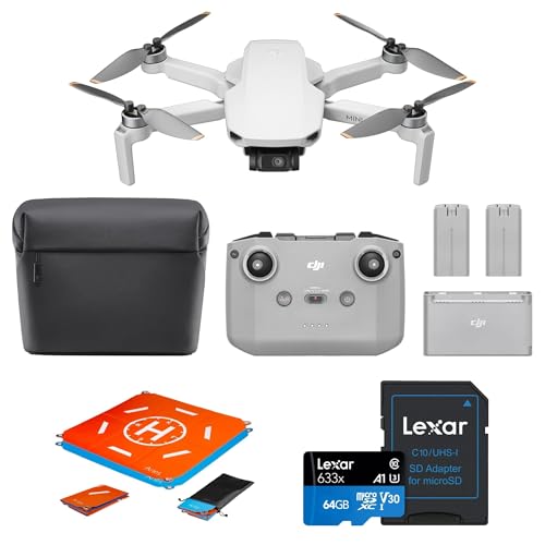 DJI Mini 4K, Drone with 4K UHD Camera for Adults, Under 249 g, 10km Video Transmission, Auto Return, Wind Resistance