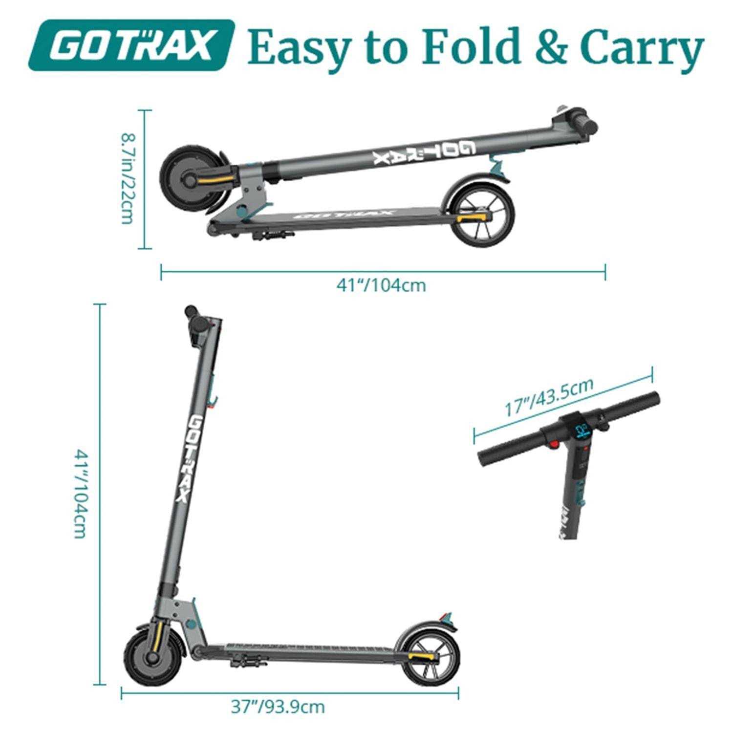 Gotrax G2Plus Foldable Electric Scooter for Adult Teens Age of 8+ with 6 Tires - Sports Supplies Online Store
