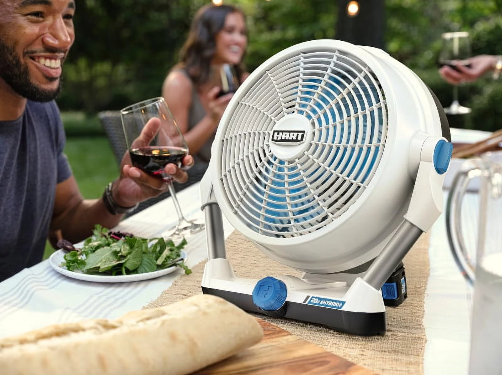 HART 20-Volt 12-inch Hybrid Fan (Battery Not Included)