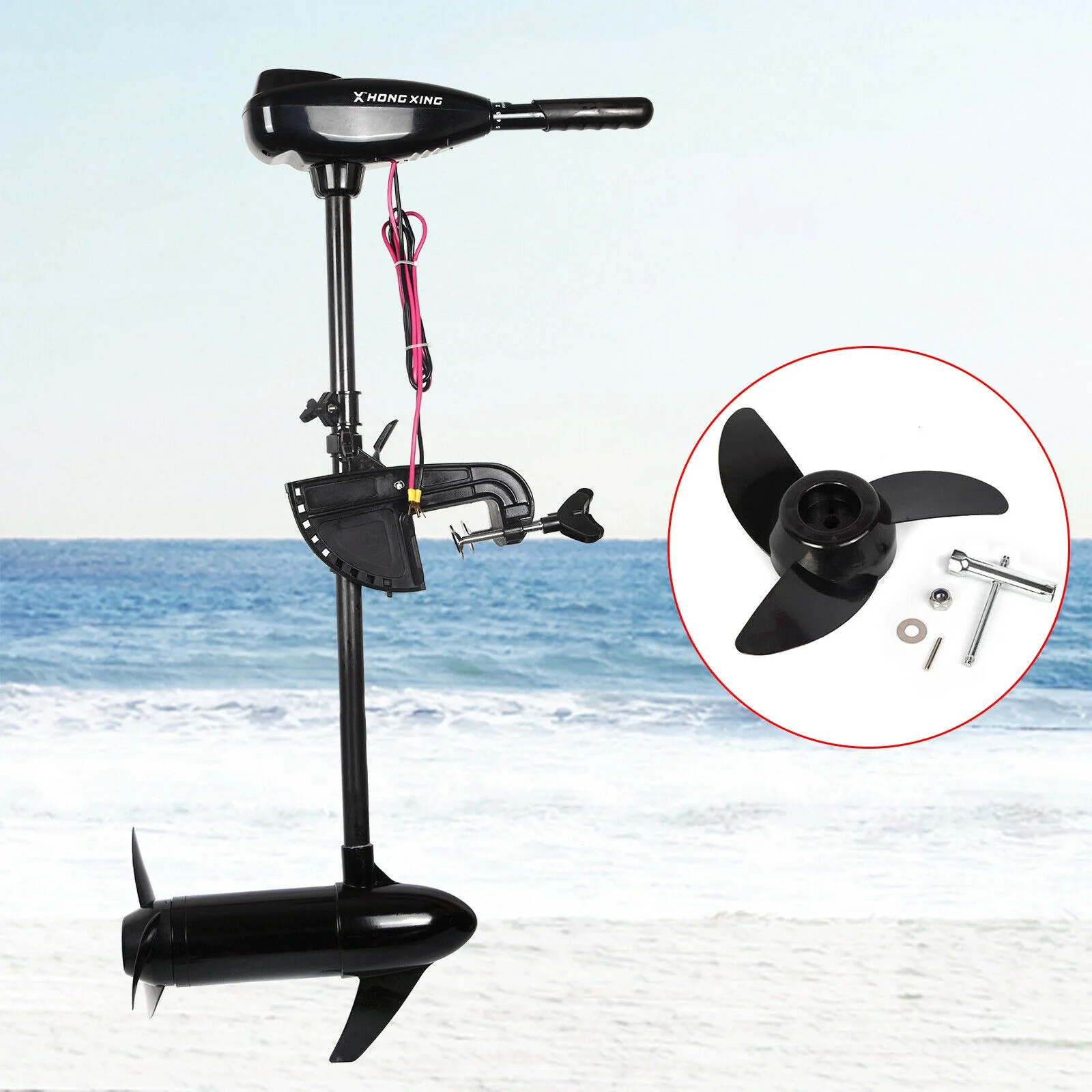 Electric Outboard Motor Electric Trolling Motor Outboard Motor Brush Fishing Boat Engine Outboard Motor Electric Trolling Motor Brush Fishing Boat