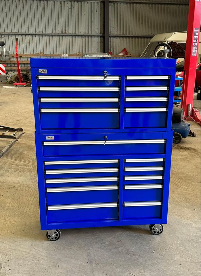 2 PIECE 41&rdquo; INCH 15 DRAWER TOOL CHEST".