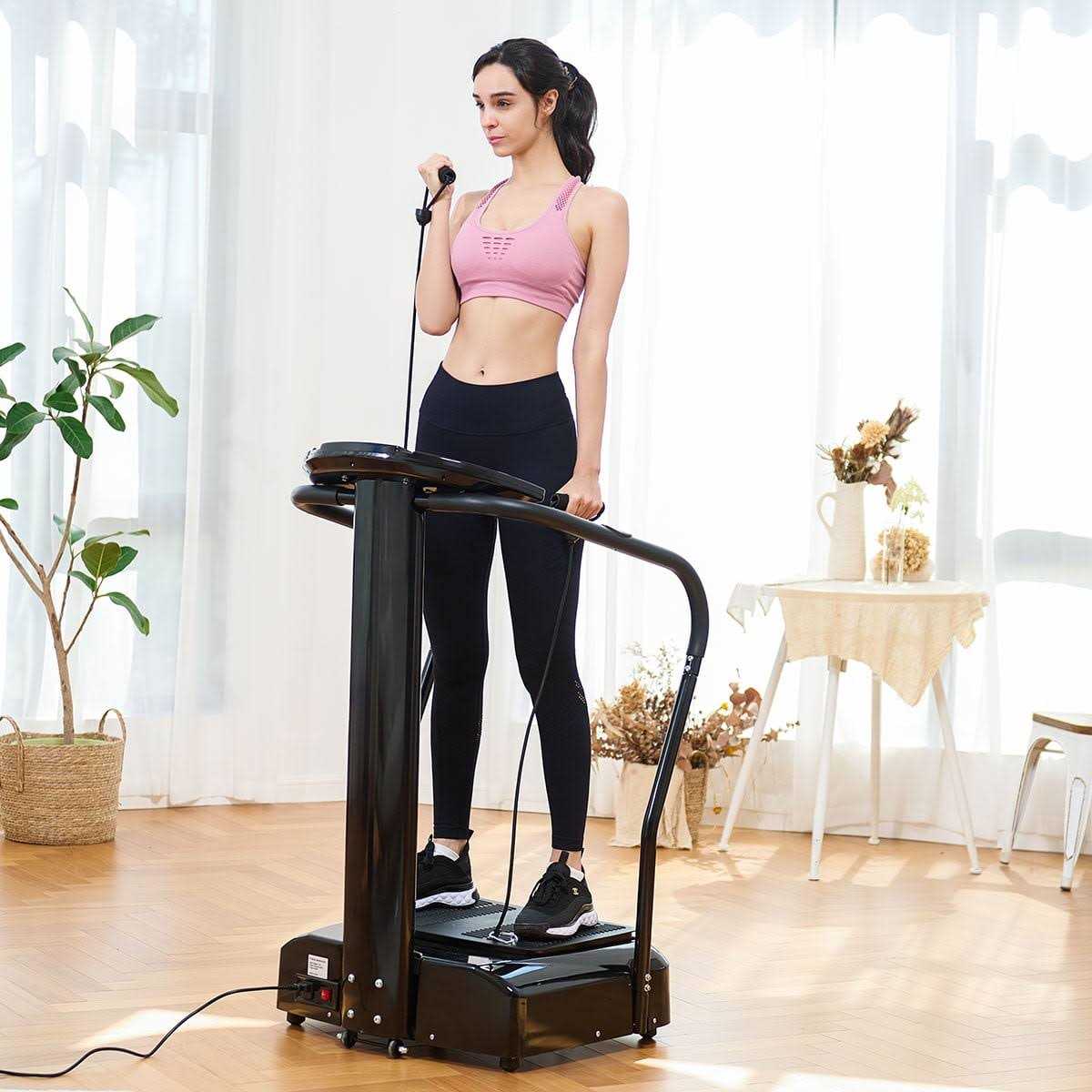 Zelus 2000w Whole Body Vibration Platform Exercise Machine with MP3 Player - Sports Supplies Online Store
