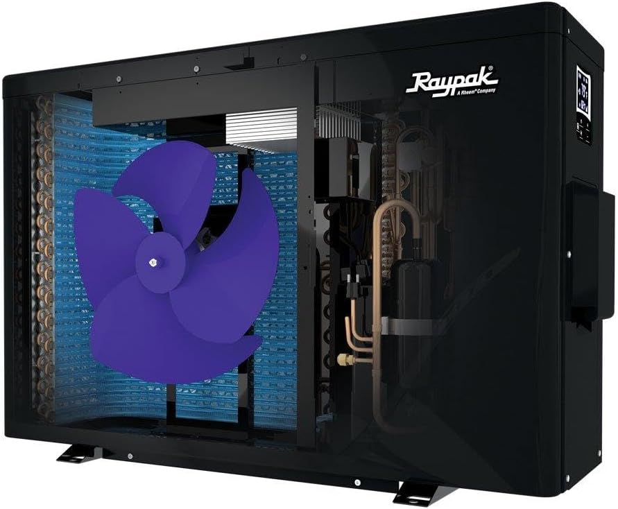 Raypak Crosswind Electric Heat/Cool Pool Heat Pump 45K BTU, 208/230V 017740