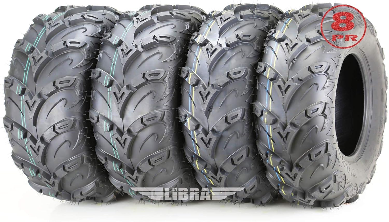 Set 4 Premium WANDA 8PR ATV UTV Tires 25x8-12 25x8x12 …