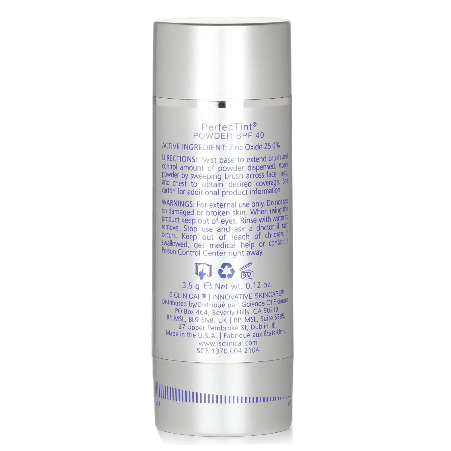 IS Clinical Perfectint Powder SPF 40 Beige 3.5g/0.12oz