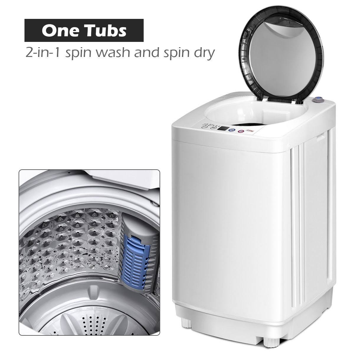 7.7 lbs Automatic Laundry Washing Machine