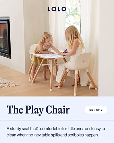 Lalo The Play Chair, Wooden and Non-Toxic Plastic Kids and Toddler Chair