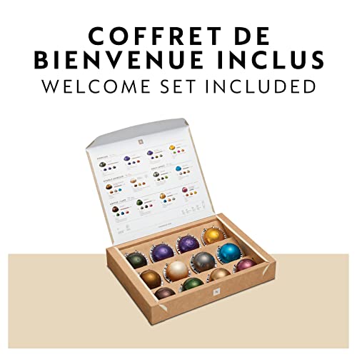 Nespresso Vertuo Next Coffee and Espresso Machine by De'Longhi, Black with Rose Gold