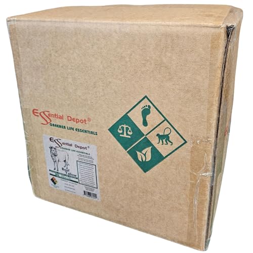 Essential Depot Beef Tallow - 50 lbs - Grass Fed - Non-GMO - Free from Lactose-Gluten-Glutamate-BSE