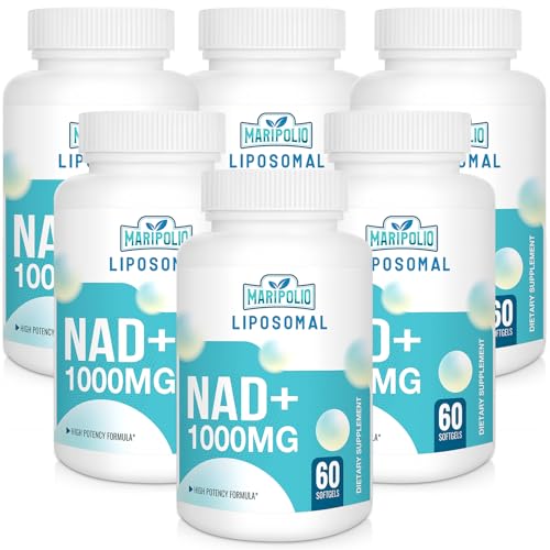 Liposomal NAD+ Supplement 1000 mg | Highest NAD Pontecy | Max Absorption | Pure NAD Supplement | Energy and DNA Repair, Aging Defense