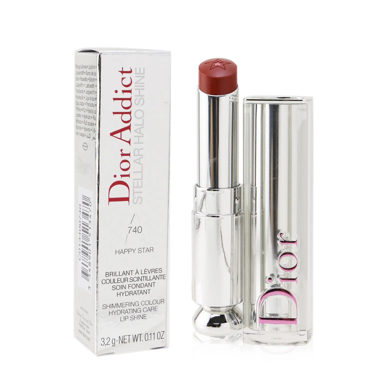 Christian Dior Dior Addict Stellar Halo Shine Lipstick - # 563 Adored Star  3.2g/0.11oz