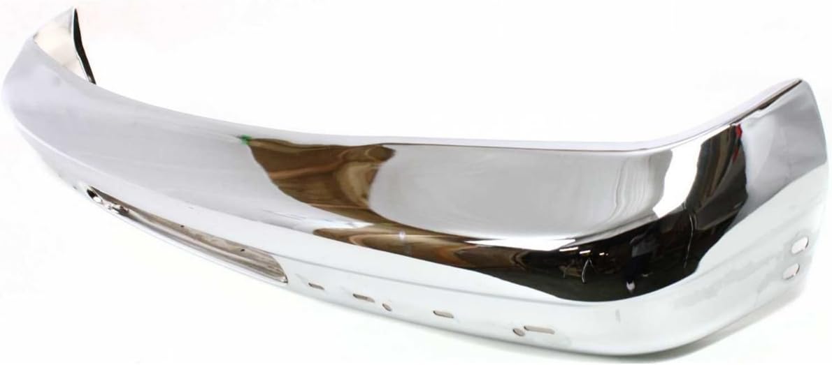 MBI AUTO - Chrome, Steel Front Bumper Face Bar Shell for 1992-2007 Ford Econoline Van E150 E250 E350 92-07, FO1002348