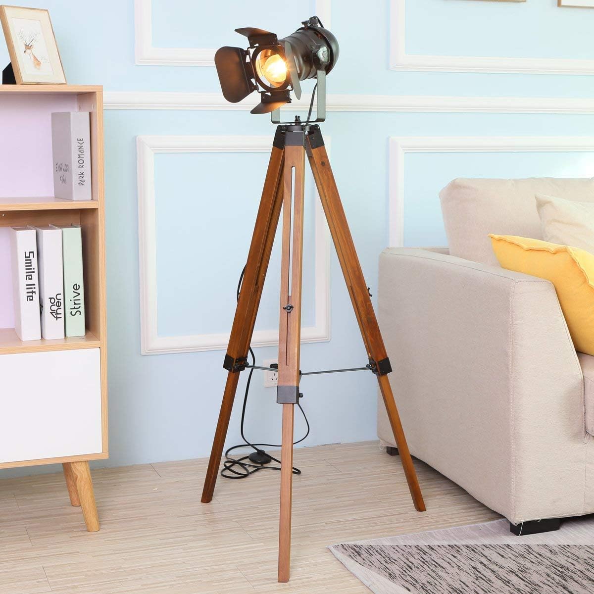 Industrial Floor Lamps for Living Room