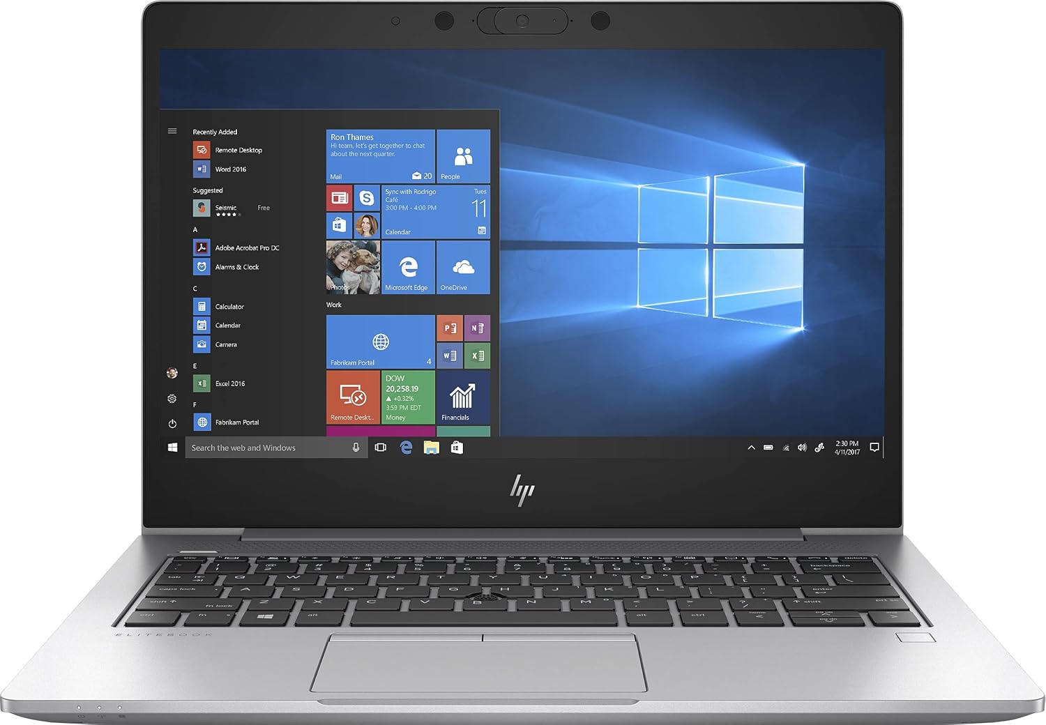 HP EliteBook 830 G6 13.3-Inch Notebook PC (i5-8265U, 256GB SSD, 8GB RAM) Windows 10 Pro (Renewed)
